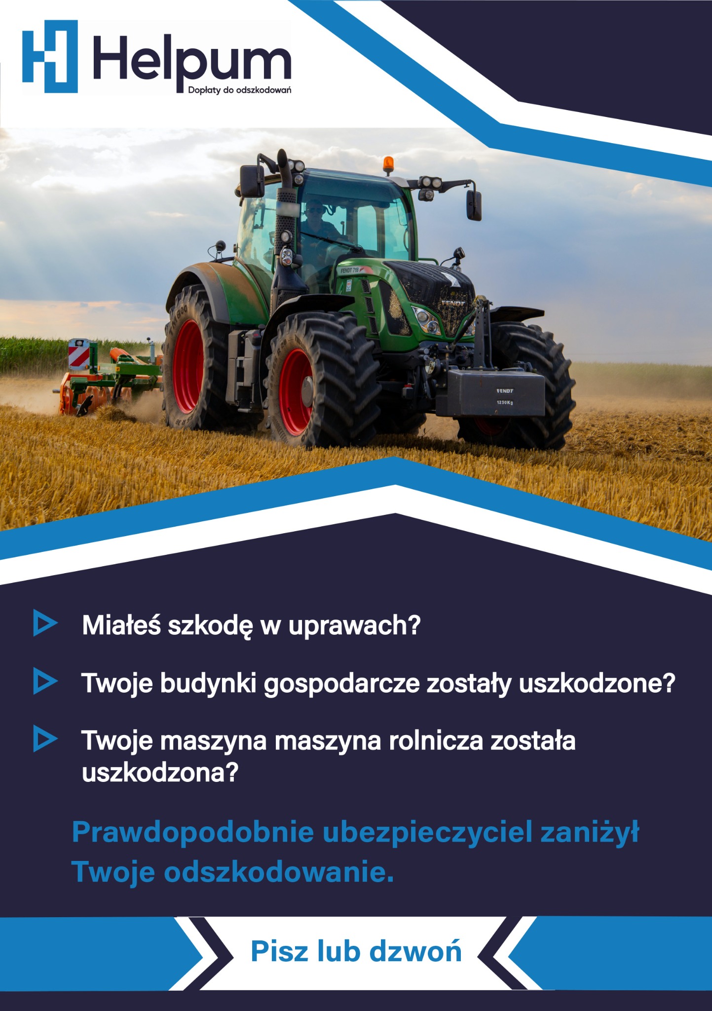 Zielony traktor Fendt z czerwonymi felgami na polu podczas pracy, w tle widoczna zieleń upraw.