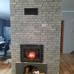 Cegiełka płytki dekoracyjne z fugą 