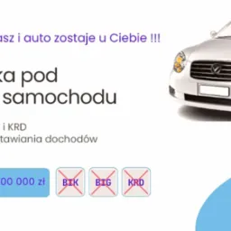 Pożyczki pod zastaw i na zakup samochodu bez sprawdzania baz i dochodu.