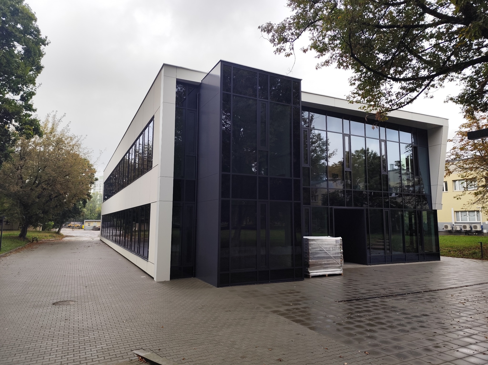 Duży projekt. Mycie po budowie.