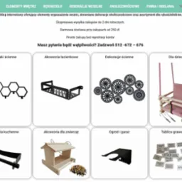 Przykładowy sklep internetowy wykonany wraz z logotypem