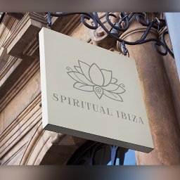 Logo dla firmy zajmującej się jogą Spiritual Ibiza