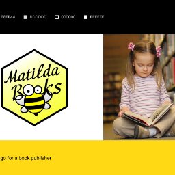 Logo dla wydawnictwa książkowego Matilda
