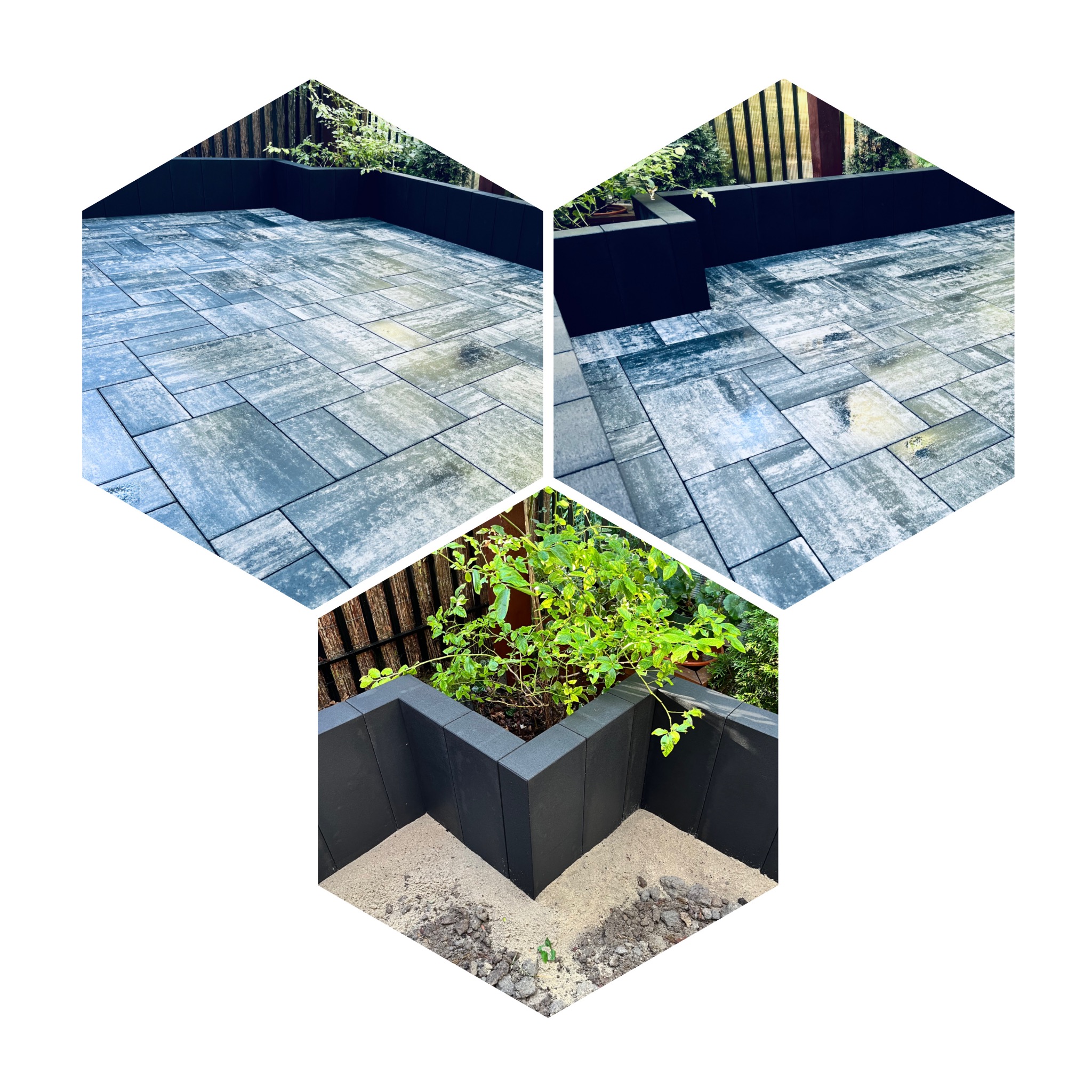 Po wypoczynku wracamy z obniżonym tarasem 🔷 palisada Hestra 🔷 kostka brukowa Toledo Nerino