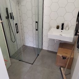 Łazienka heksagramy