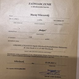 Ukończenie kursu brukarza