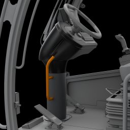 Projekt wzorniczy samojezdnego żurawia terenowego dla firmy ZBUD. Projekt obejmował opracowanie sylwetki podwozia, osłon przedziału silnika, kabiny opreratora, panelu sterowniczego - kokpit sterowniczy