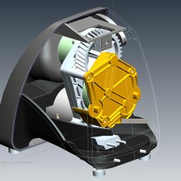 Projekt wzorniczy maszynki do mielenia zrealizowany w zespole Triada Design dla firmy Zelmer - model CAD