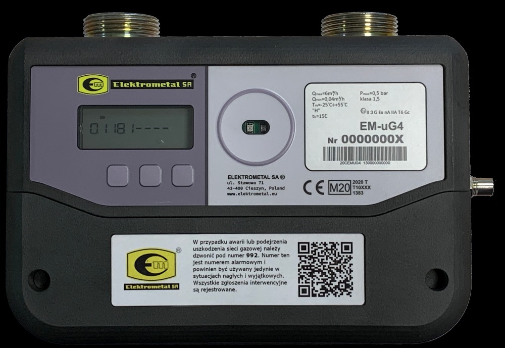 Projekt wzorniczy obudowy gazomierza zrealizowany w zespole Triada Design dla firmy Elektrometal Cieszyn