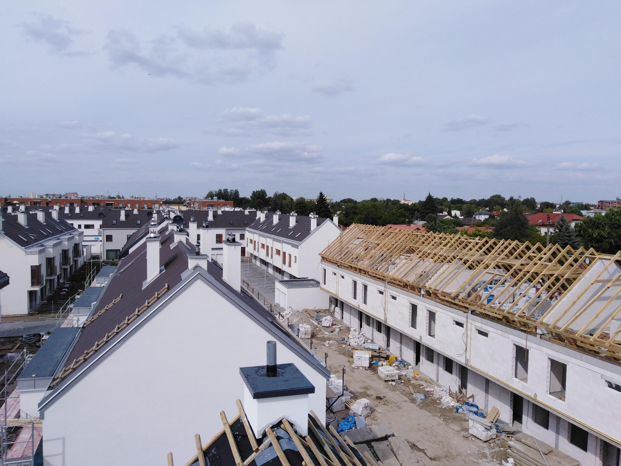 więźby dachowe, pokrycie dachu