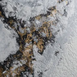 złoty szlakmetal pokryty betonem włoskiej marki , idealny do salonu jako ozdoba