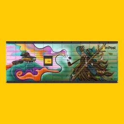 Kwasiuk.art Alicja Kwasiuk-Łęcka - projekt grafiki na paczkomat w konkursie Art in post