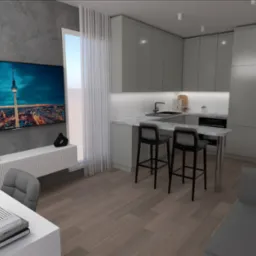 Kuchnia z aneksem kuchennym