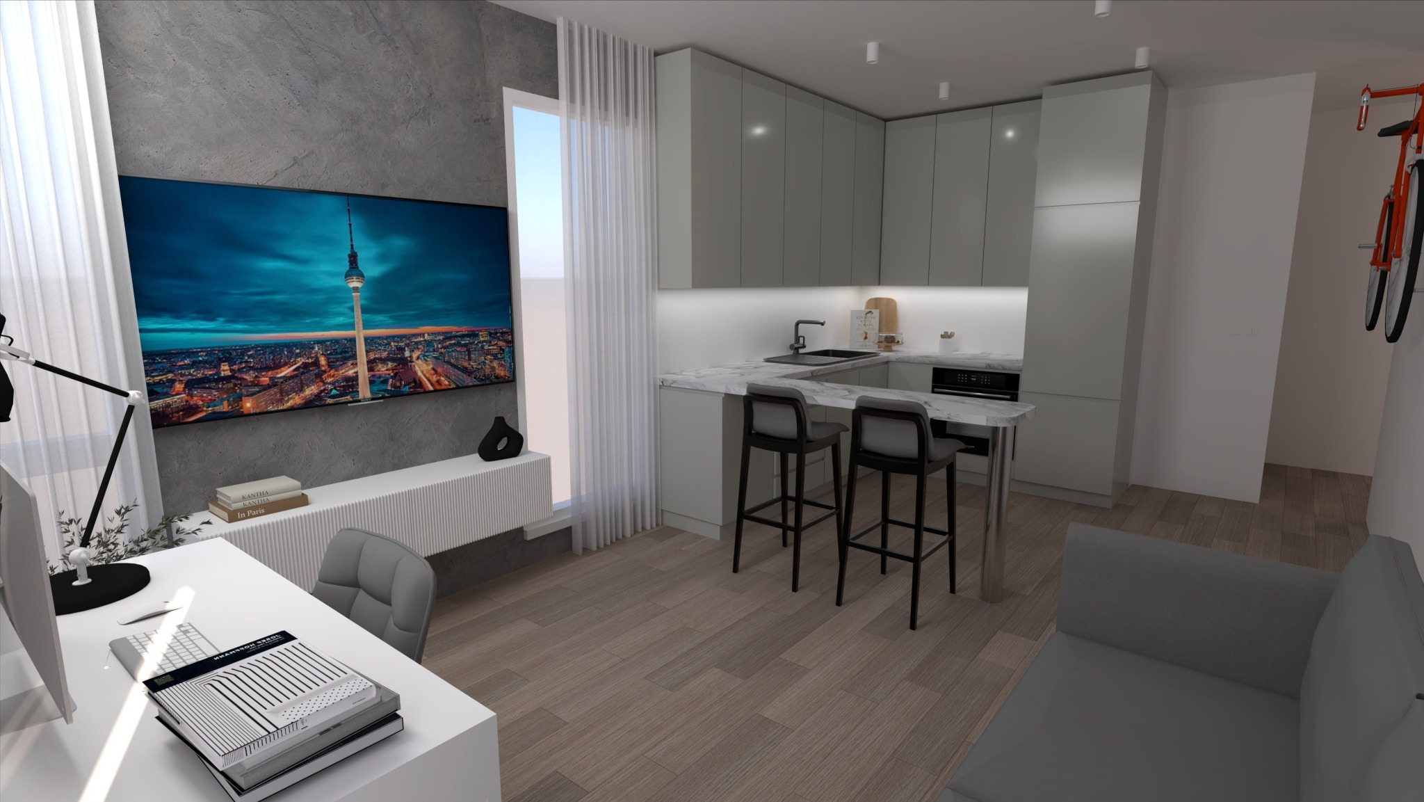 Kuchnia z aneksem kuchennym