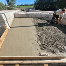 betonowanie płyt przejściowych do mostu