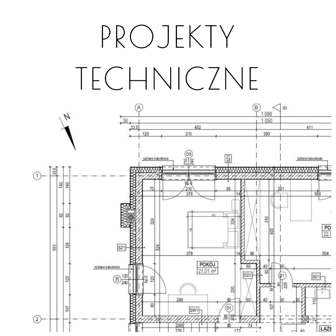 Rzut techniczny mieszkania z wymiarami, uwzględniający układ pomieszczeń, rozmieszczenie okien i drzwi oraz oznaczenia instalacji.