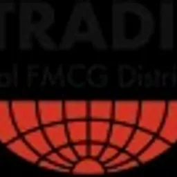 Logo firmy LRI TRADING, globalny dystrybutor FMCG, z czerwonym półkolistym symbolem siatki.