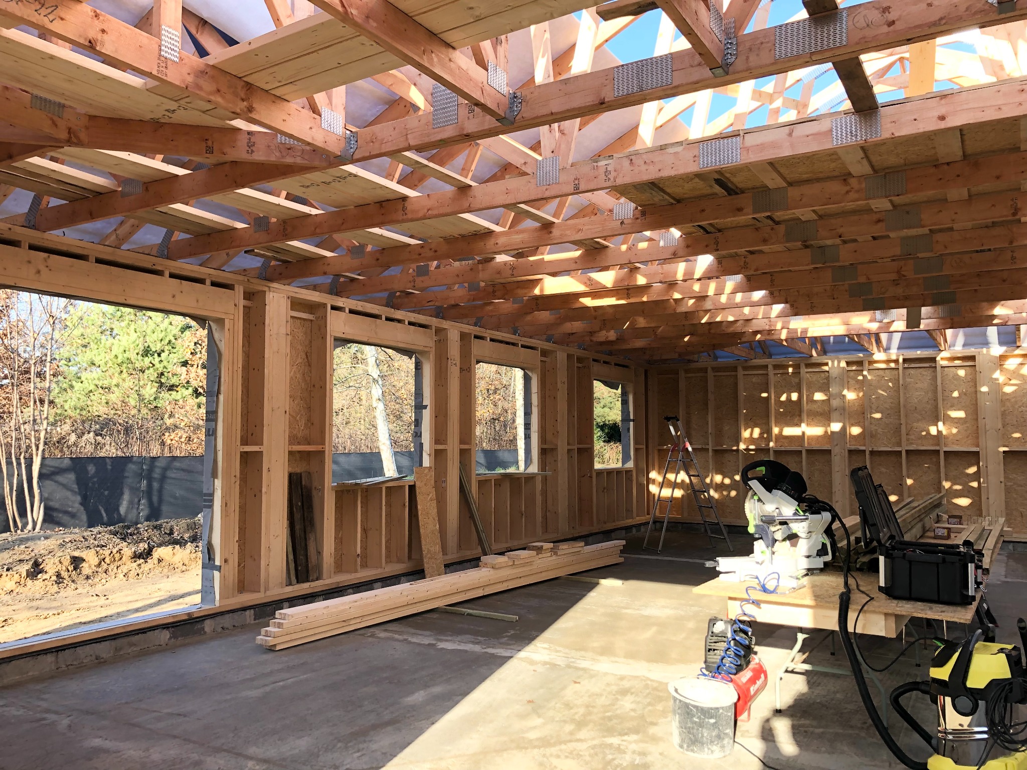 Konstrukcja domu szkieletowego o powierzchni 120 m2