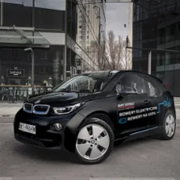 Projekt naklejki na samochód dla Bike Serwis