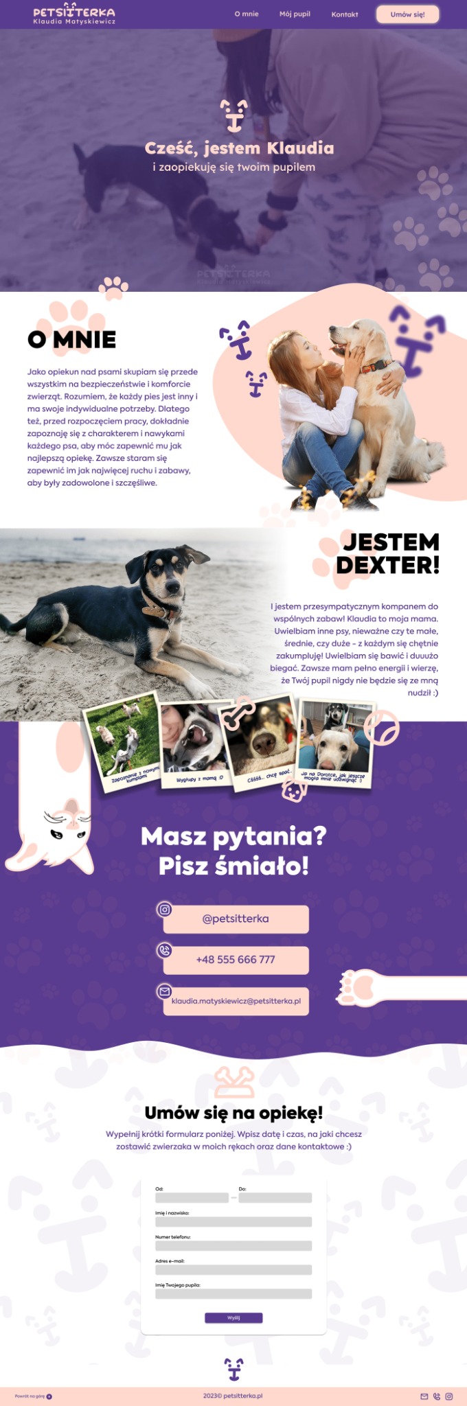 Projekt strony internetowej