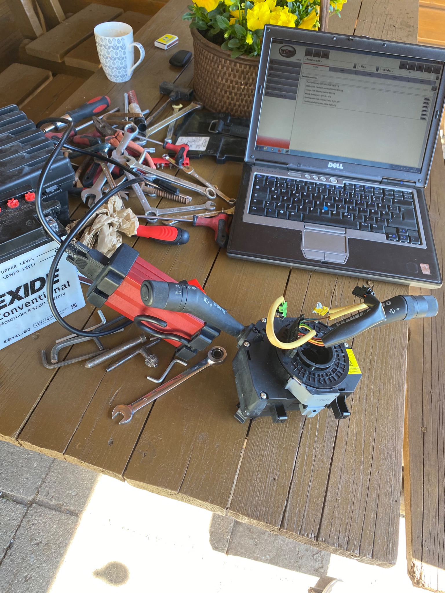 Wymiana manetek Fiat plus diagnostyka komputerowa .