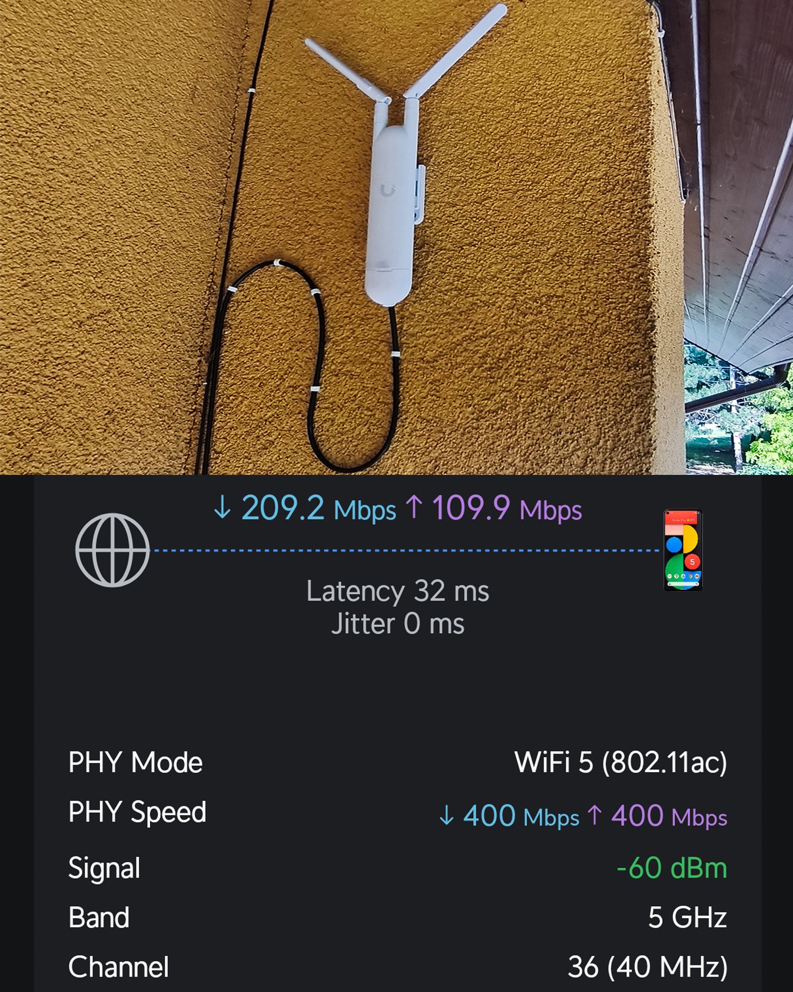 Antena zewnętrzna Ubuquiti - rozszerz swój zasięg WiFi na ogród