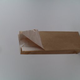 Papierowe torebki z papieru EKO KRAFT brązowego wyłożone wewnątrz białym pergaminem do pakowania herbaty, kawy, ziół, przypraw, cukierków