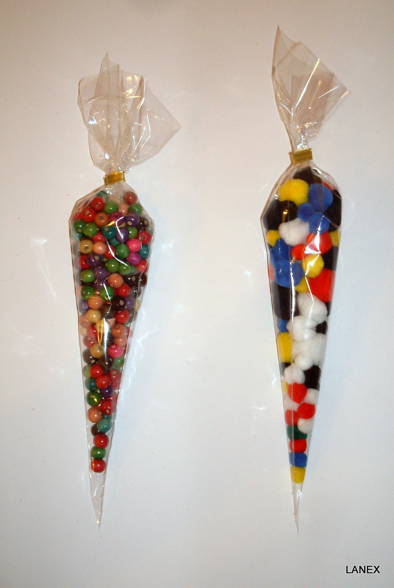 Rożki celofanowe z folii OPP przeźroczyste