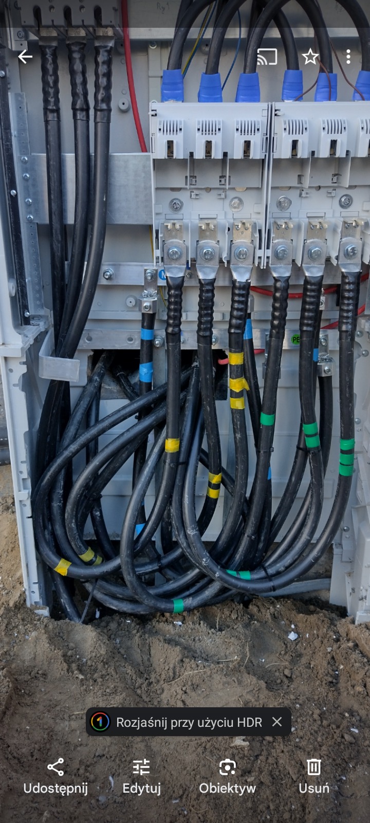 Podłączenie złacza kablowego