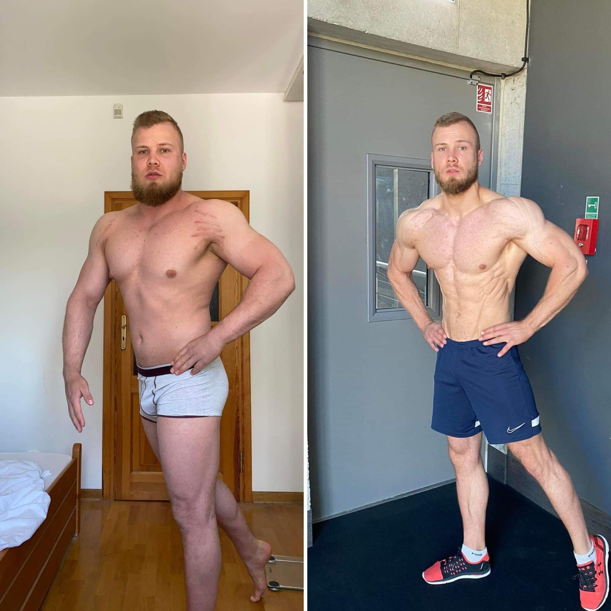 Okres redukcji tkanki tluszczowej i budowania masy miesniowej mojego podopiecznego