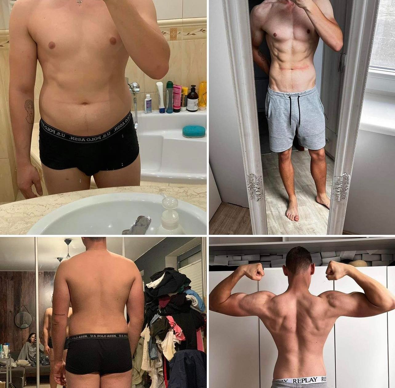 Finalny efekt redukcji tkanki tluszczowej mojego podopiecznego