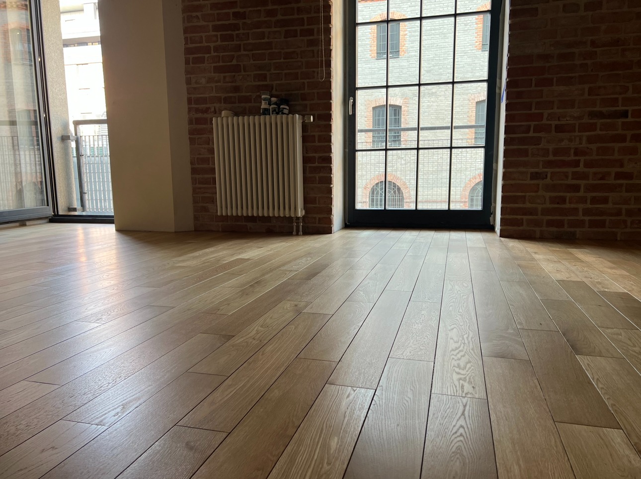 Renowacja deski dębowej z V fugą