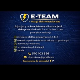 E-TEAM Michał Potaczek - Domofony, wideofony Limanowa