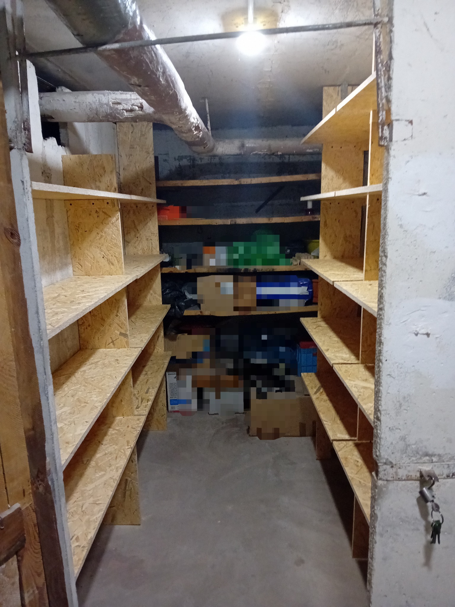 Zabudowa starej piwnicy.