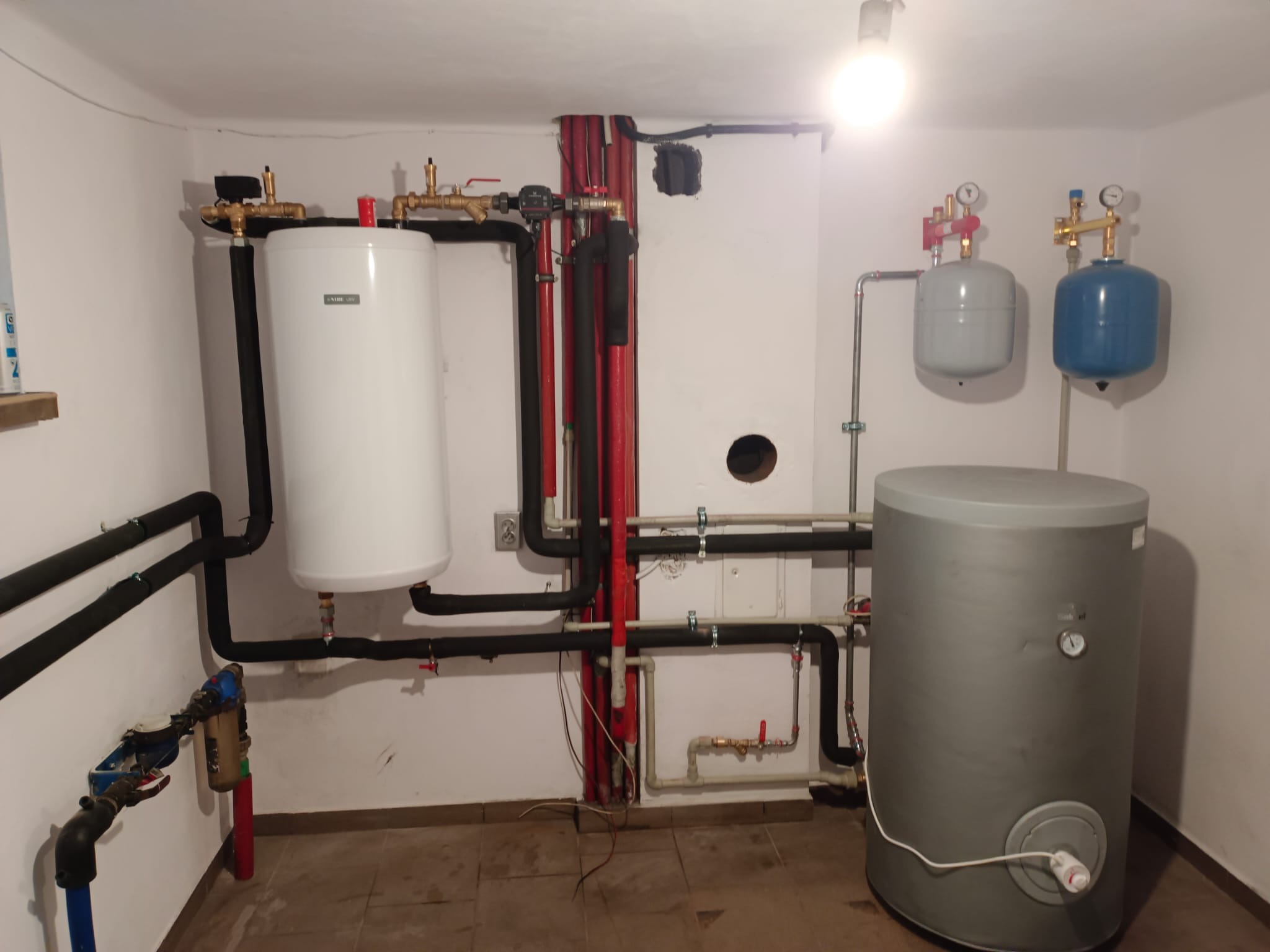 Kotłownia pompy ciepła typu Monoblok Powietrze-Woda NIBE