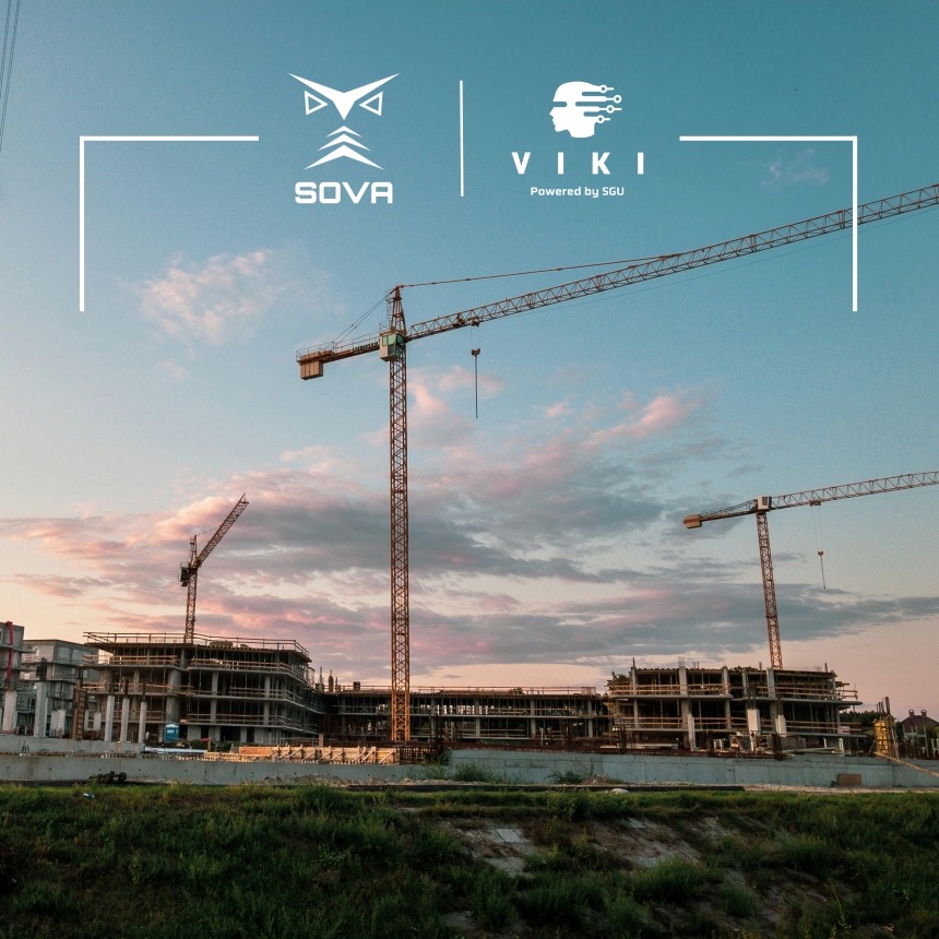 Ochrona placów budowy - system SOVA, sztuczna inteligencja VIKI, całodobowe Centrum Operacyjne