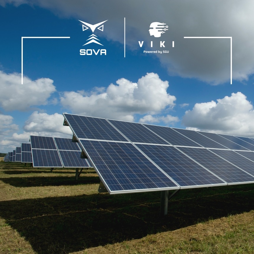 Ochrona farm fotowoltaicznych - system SOVA, sztuczna inteligencja VIKI, całodobowe Centrum Operacyjne