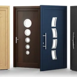 Drzwi zewnętrzne. W różnych wzorach i kolorach.