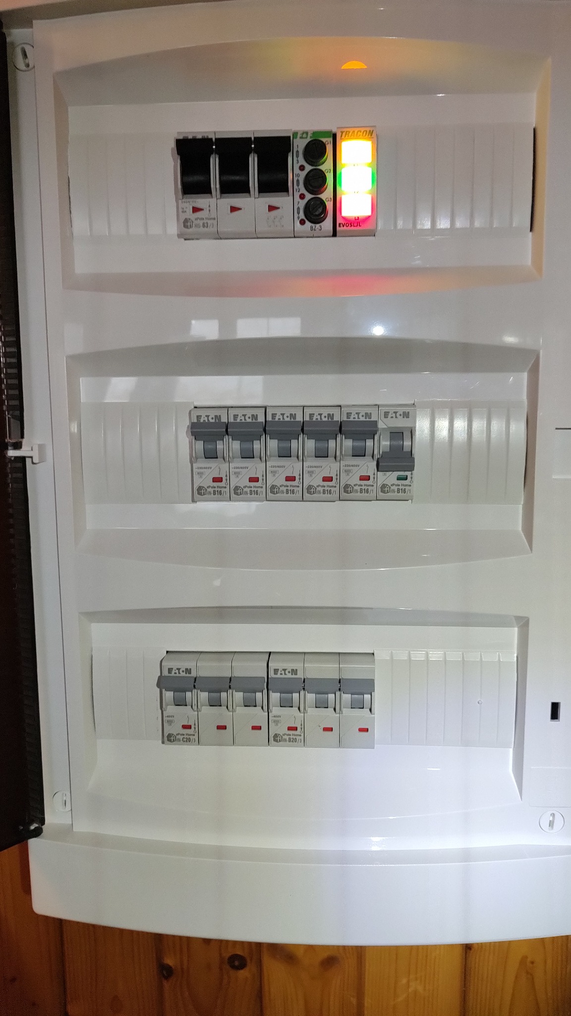 Wymiana rozdzielnicy elektrycznej w domu. Nowa