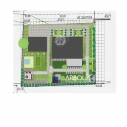 mały ogród przydomowy w stylu śródziemnomorskim