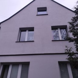 Elewacja po malowaniu.