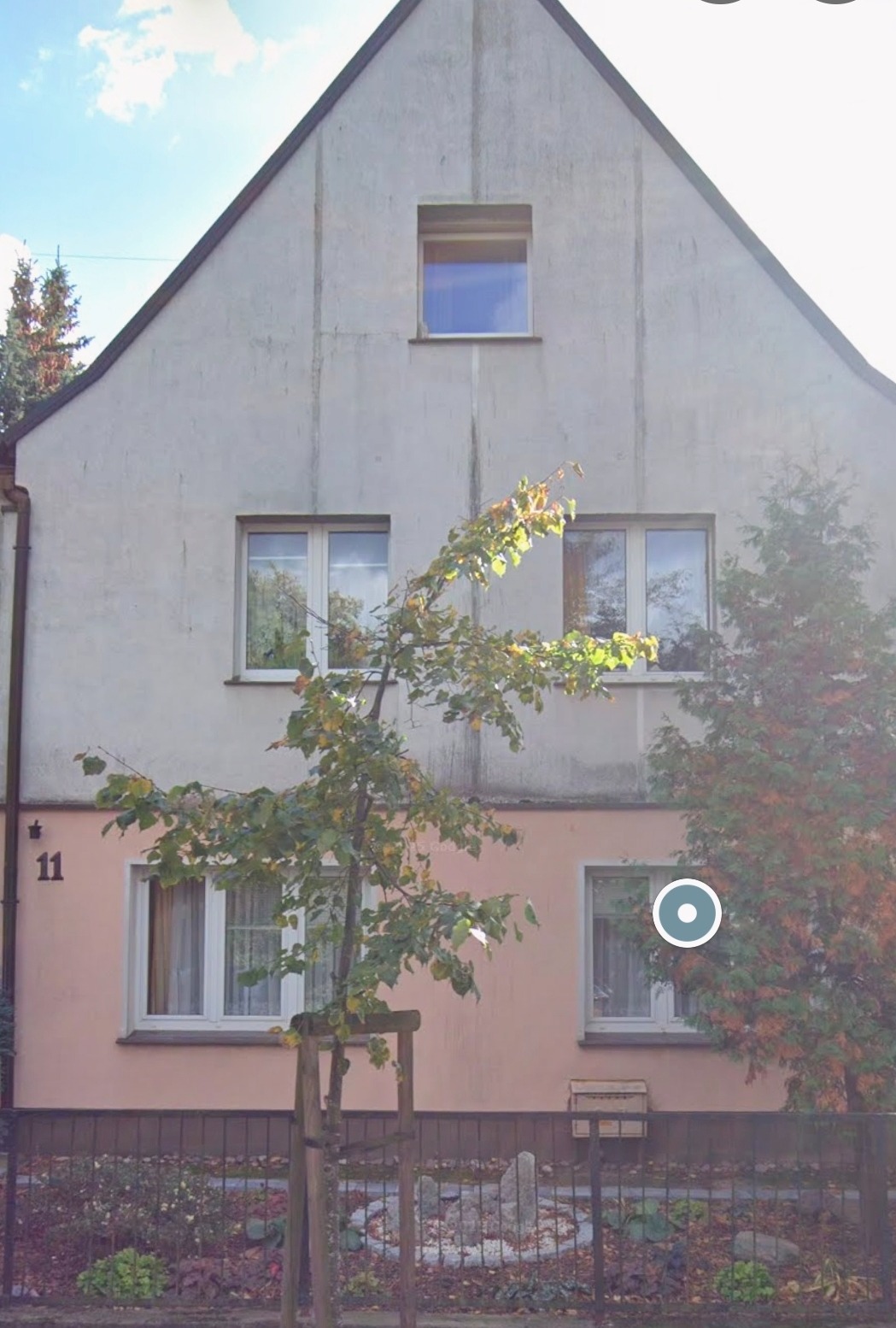 Elewacja przed malowaniem.