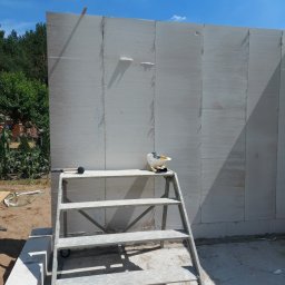błyskawiczna ściana z betonu komórkowego