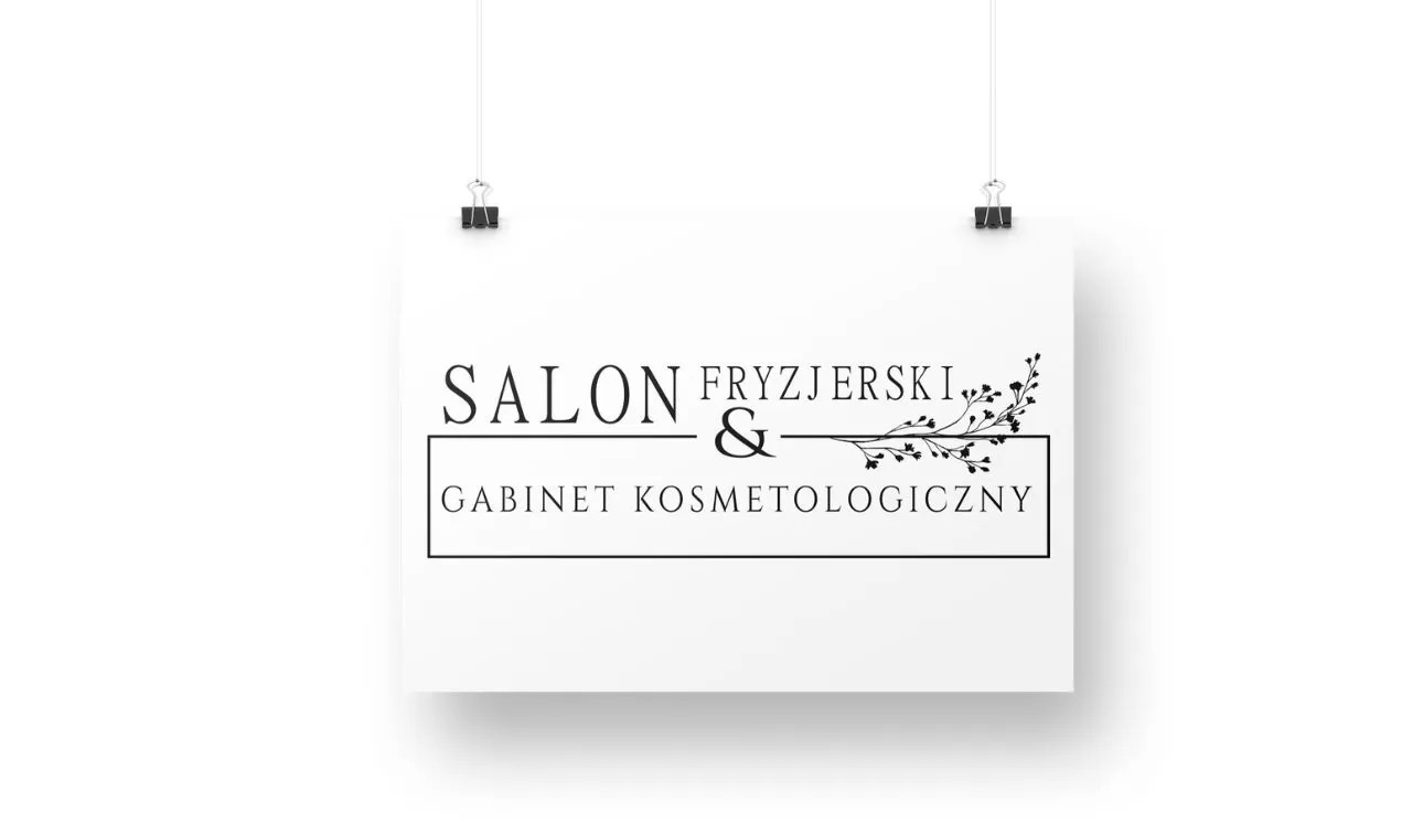 Projekty graficzne dla salonu fryzjerskiego Ines, a w tym: logo baner wizytówki voucher upominkowy
