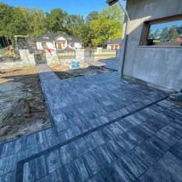 Układanie kostki brukowej Łuków 1