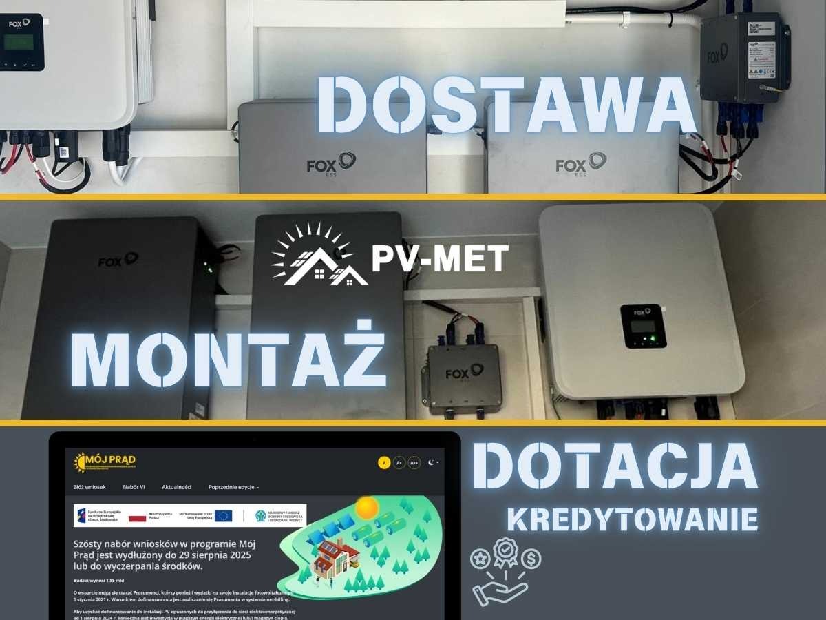 PV-MET to dostawa - montaż - dotacja