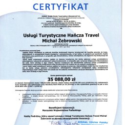 Usługi Turystyczne Hańcza Travel Michał Żebrowski - Profesjonalne Przewozy Suwałki