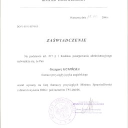 Tłumacz przysięgły Olkusz 2