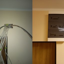 Montaż rozdzielnicy 3-fazowej.