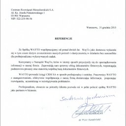 Referencje firma szkoleniowa